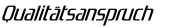 Qualit�tsanspruch
